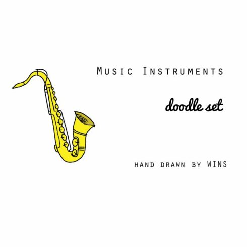 Music Instruments Doodle Set cover image.