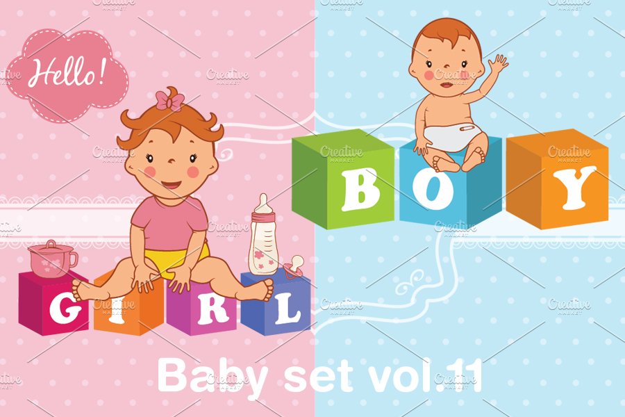 Baby set vol.11 cover image.