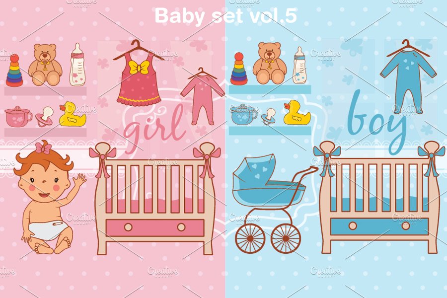 Baby set vol.5 cover image.