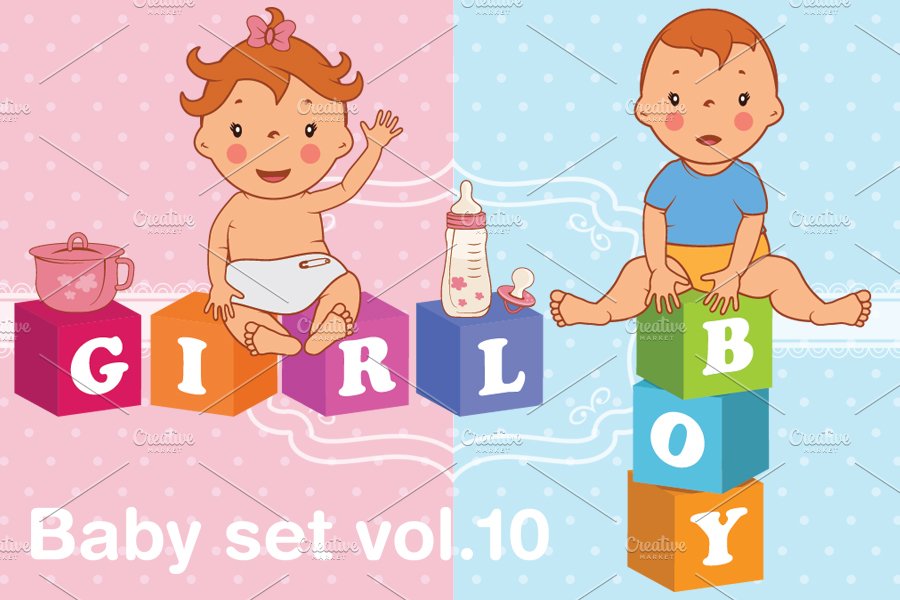 Baby set vol.10 cover image.