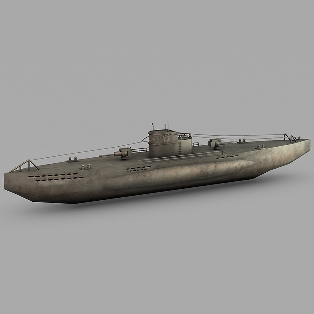 U-boat WWII Submarine preview image.