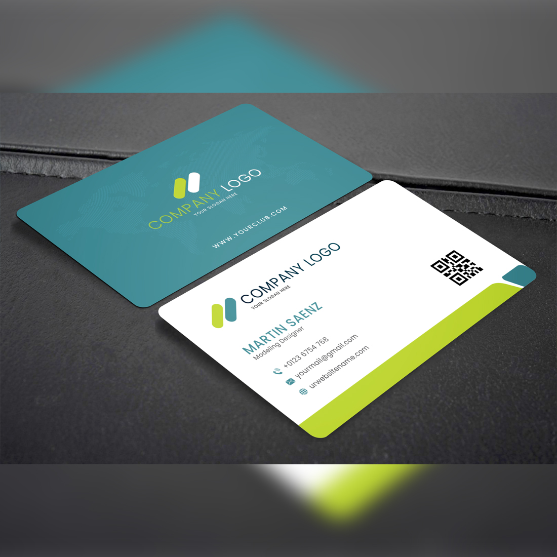 Professional Business Card Mockup preview image.
