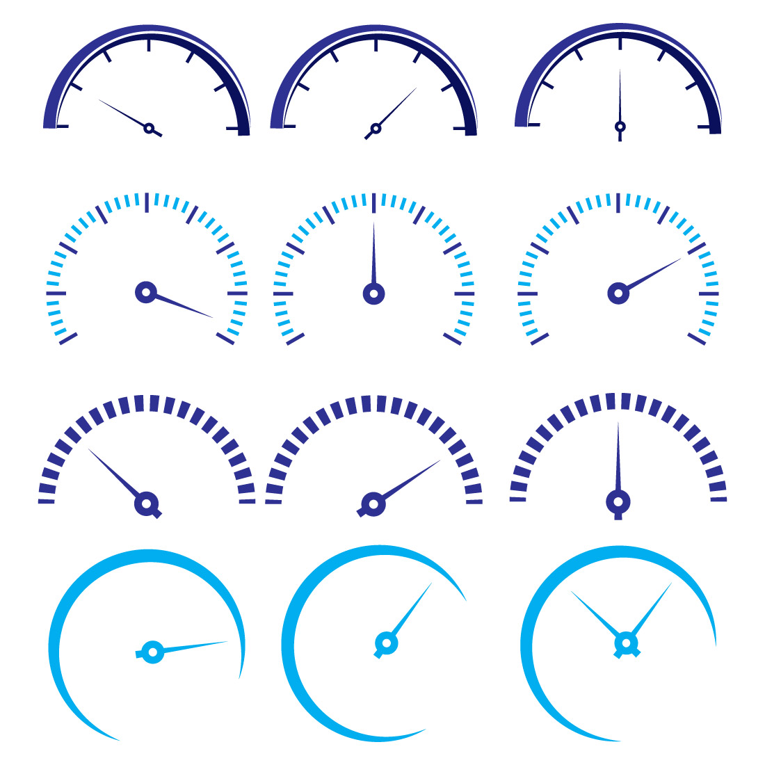 Vecteur Stock speed up logo design, rpm icon vector