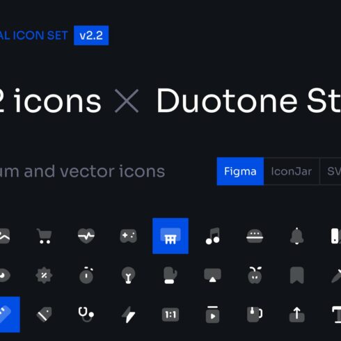Universal Icon Set v2.2 | Duotone cover image.