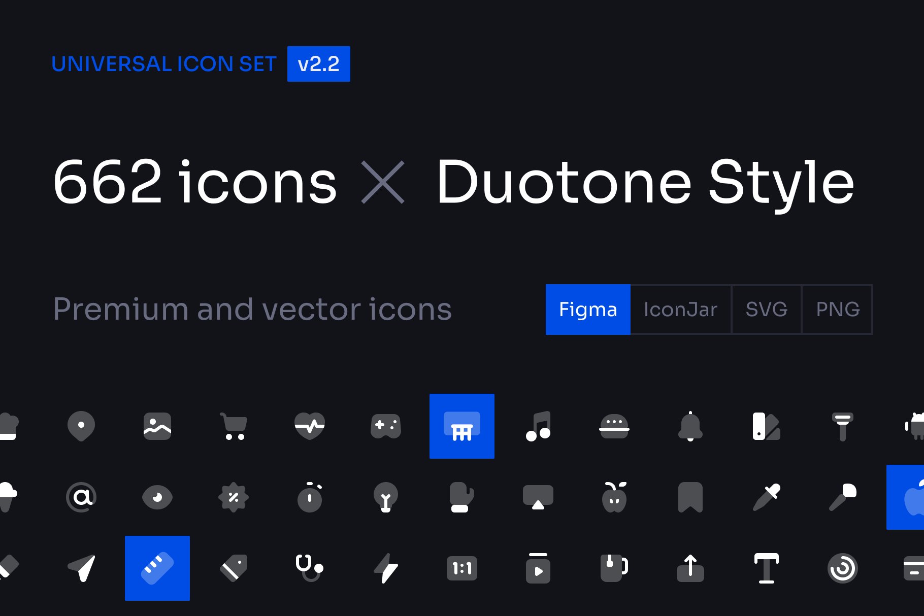 Universal Icon Set v2.2 | Duotone cover image.