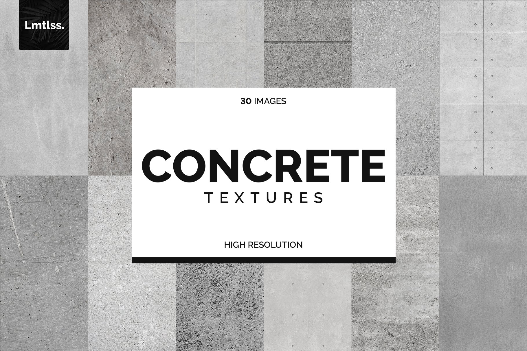 30 Concrete Textures cover image.