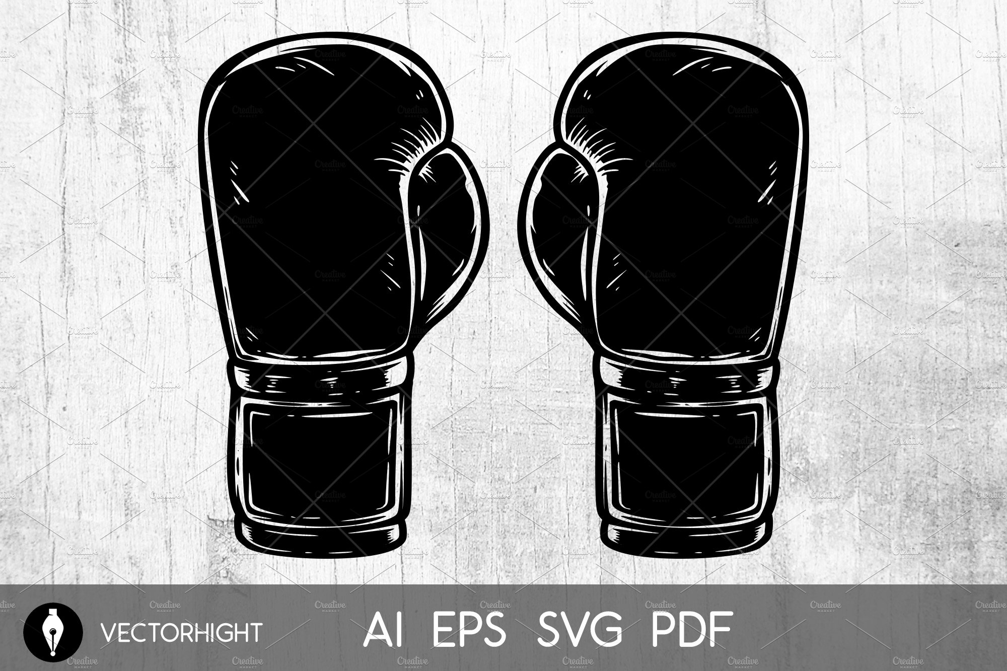 Illustration of boxing gloves cover image.