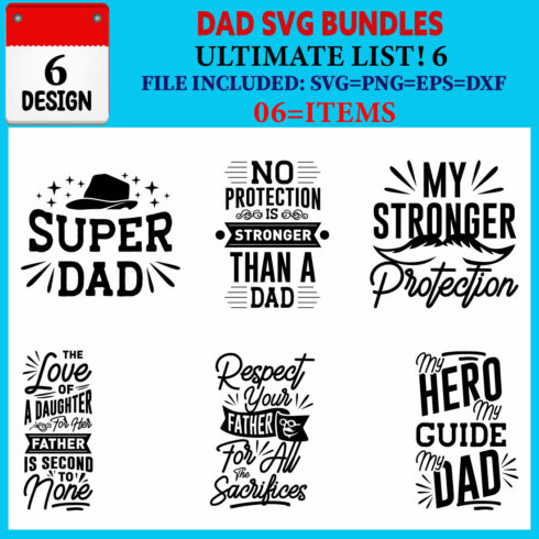 Dad T-shirt Design Bundle Vol-04 cover image.