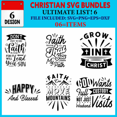 Christian T-shirt Design Bundle Vol-01 cover image.