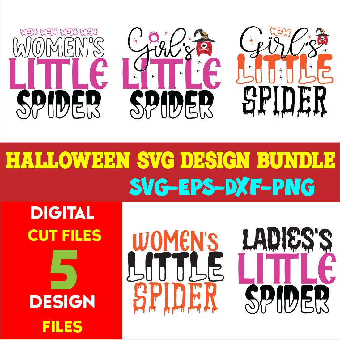 Halloween T-shirt Design Bundle Vol-28 cover image.