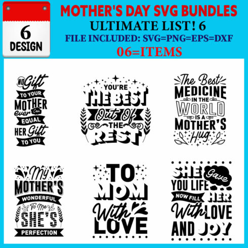 Mother's Day T-shirt Design Bundle Vol-23 cover image.