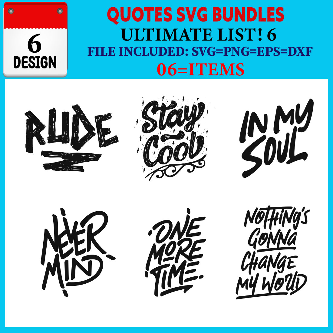 Quotes T-shirt Design Bundle Vol-02 cover image.