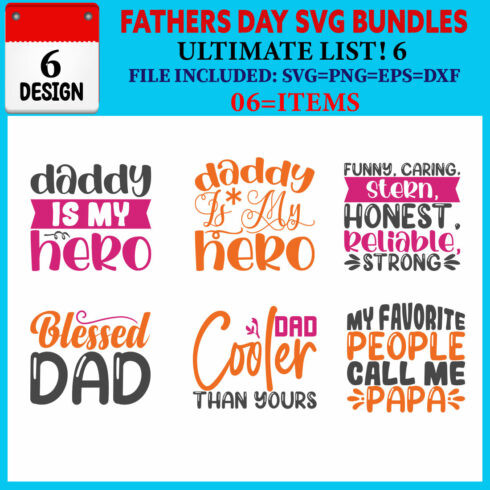 Fathers Day T-shirt Design Bundle Vol-07 cover image.
