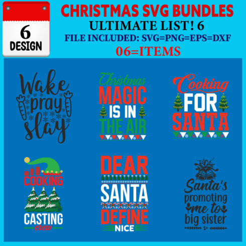 Christmas T-shirt Design Bundle Vol-46 cover image.