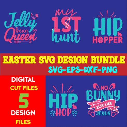 Easter T-shirt Design Bundle Vol- 11 cover image.