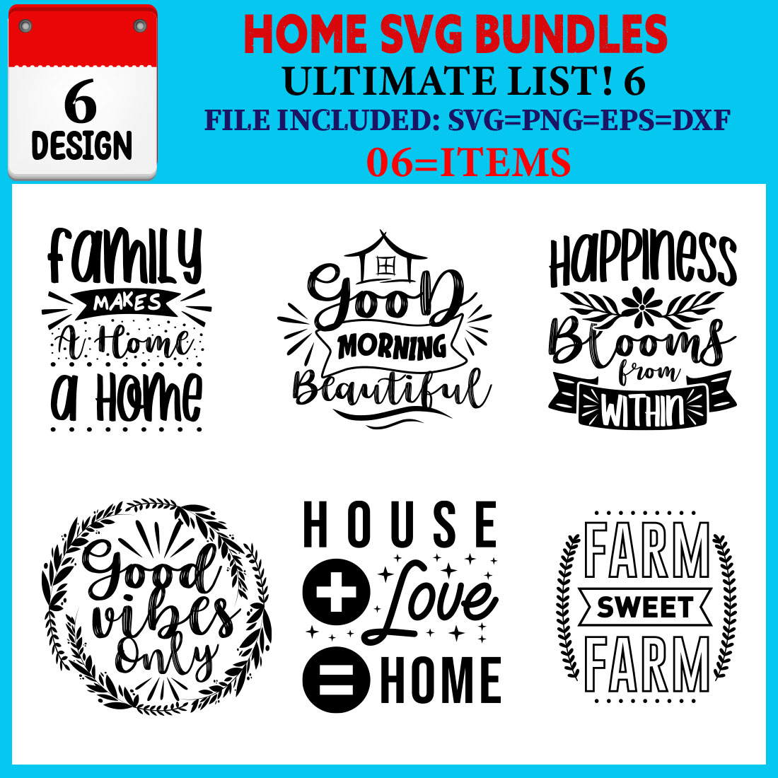 Home T-shirt Design Bundle Vol-01 cover image.