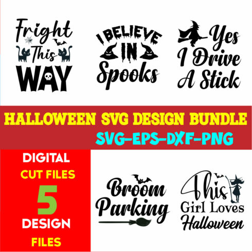 Halloween T-shirt Design Bundle Vol-43 cover image.