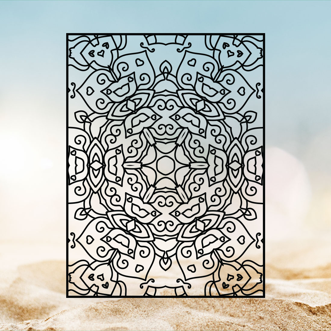 Adults Mandala Coloring Book Interiors Vol-14 cover image.