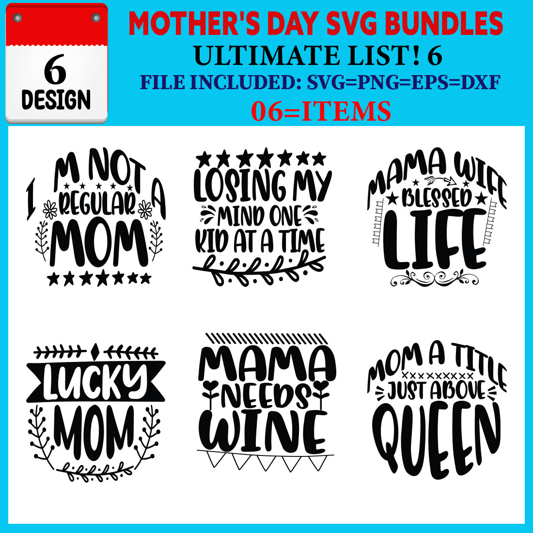 Mother's Day T-shirt Design Bundle Vol-26 cover image.