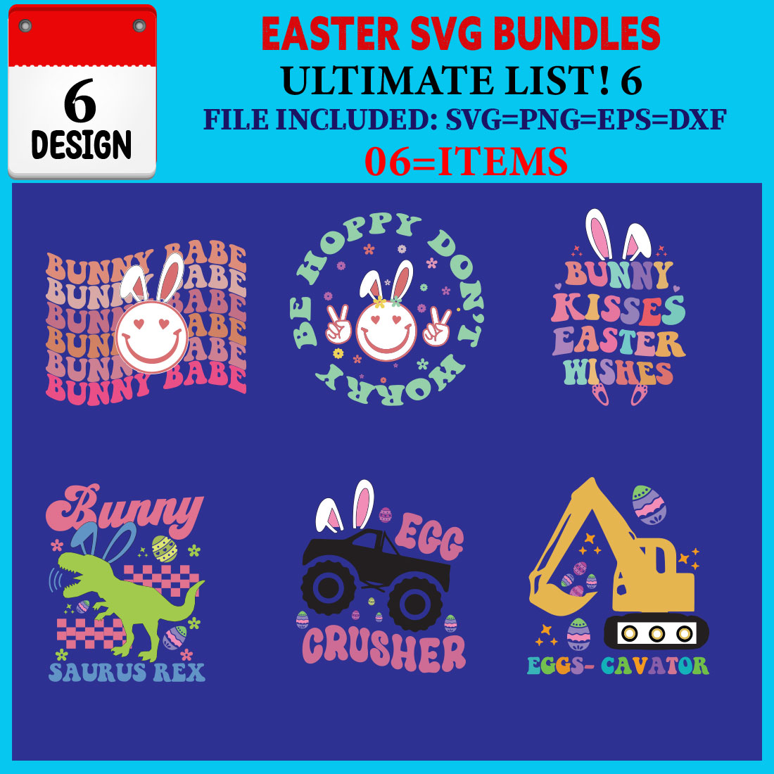 Easter T-shirt Design Bundle Vol-09 cover image.