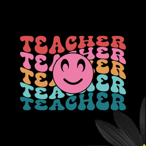 Teacher's Day T-shirt Design cover image.