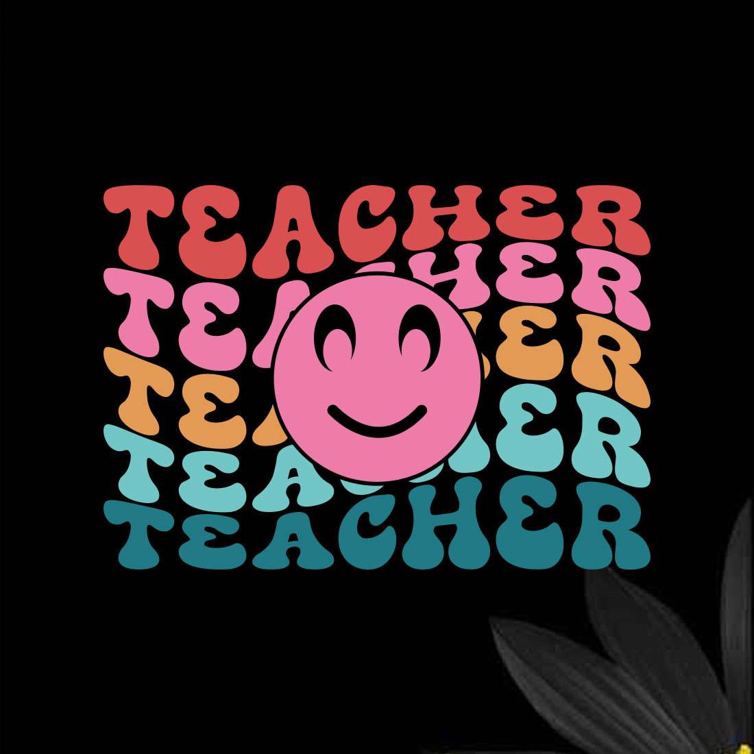 Teacher's Day T-shirt Design cover image.