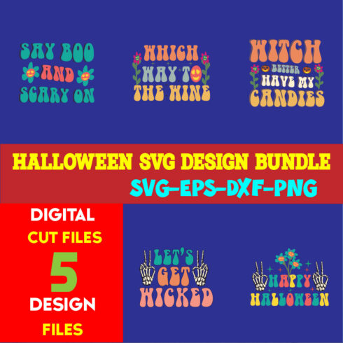 Halloween T-shirt Design Bundle Vol-22 cover image.