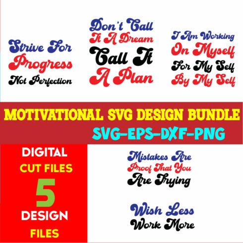 Motivational T-shirt Design Bundle Volume-04 cover image.