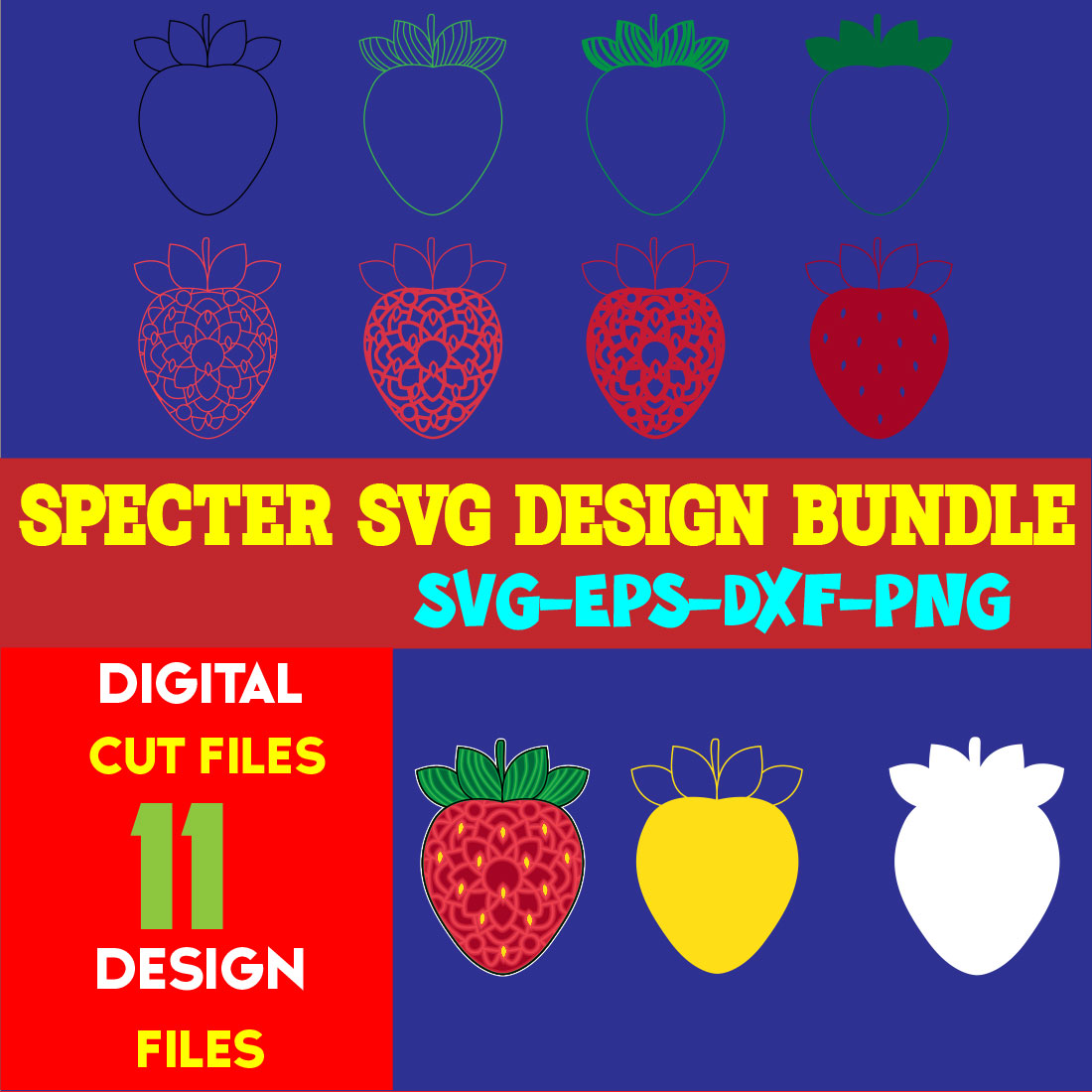 Specter SVG Design Bundle cover image.