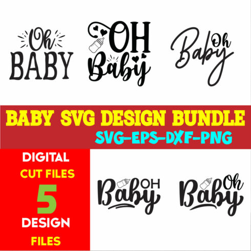 Baby T-shirt Design Bundle Volume-11 cover image.