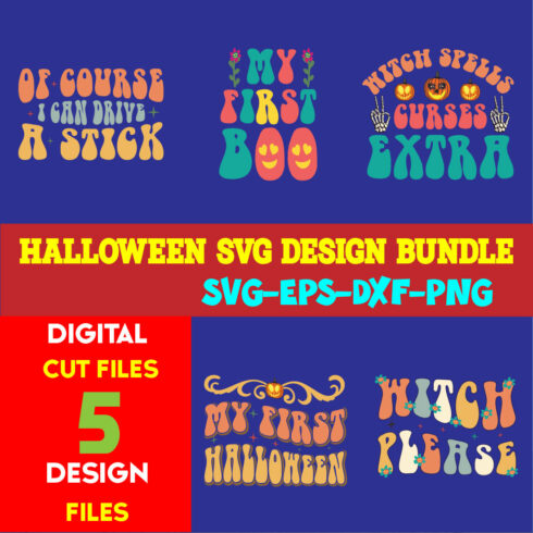 Halloween T-shirt Design Bundle Vol-23 cover image.