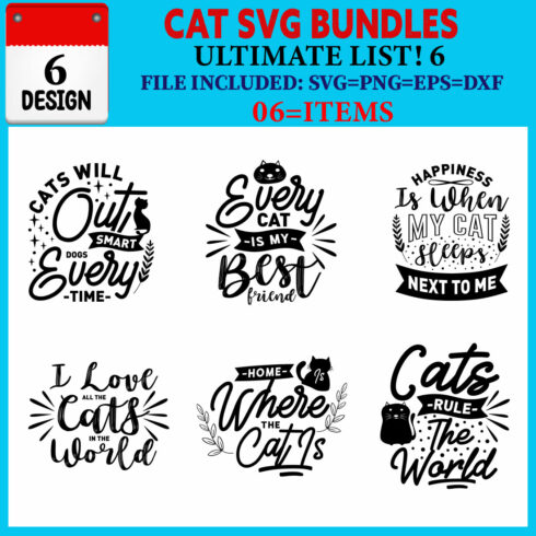 Cat T-shirt Design Bundle Vol-02 cover image.