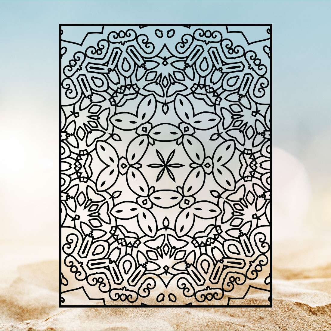 Adults Mandala Coloring Book Interiors Vol-05 cover image.