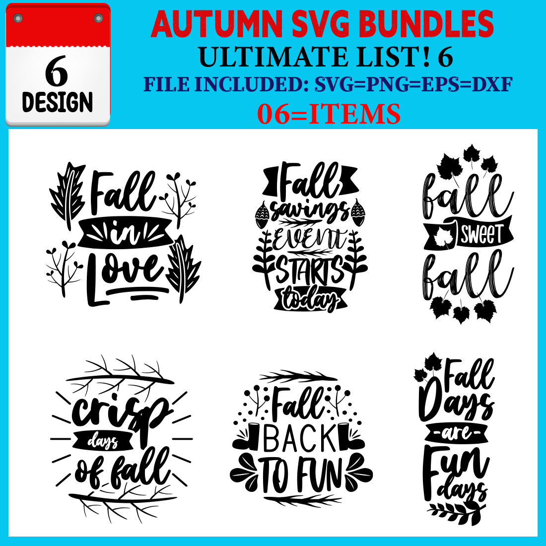 Autumn T-shirt Design Bundle Vol-02 cover image.
