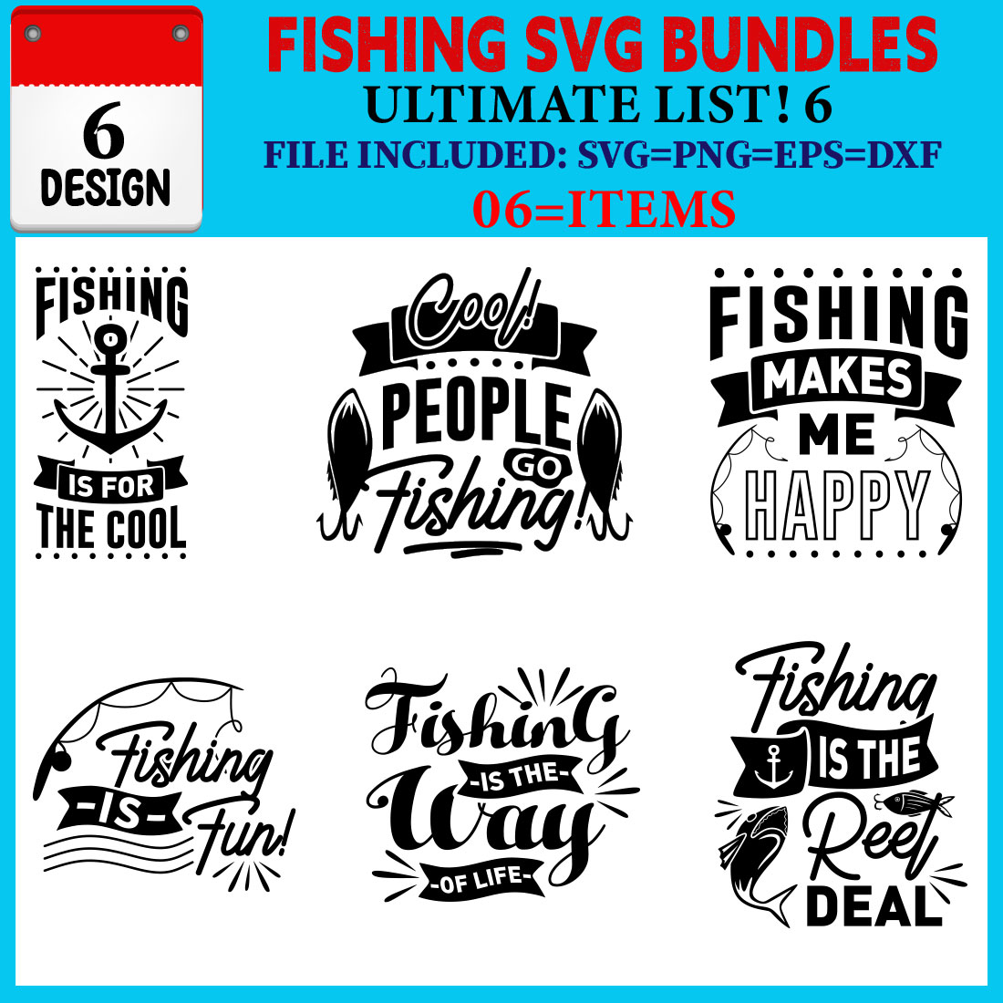 Fishing T-shirt Design Bundle Vol-03 cover image.