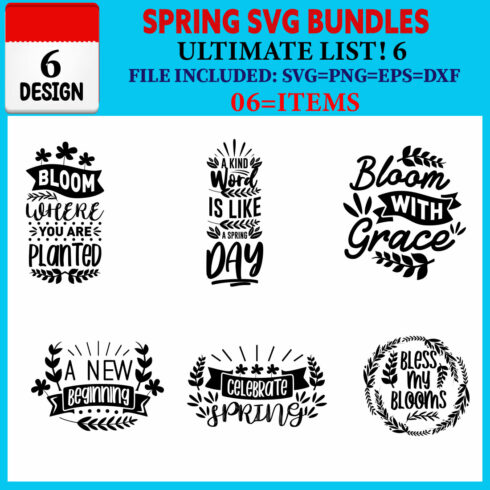 Spring T-shirt Design Bundle Vol-02 cover image.