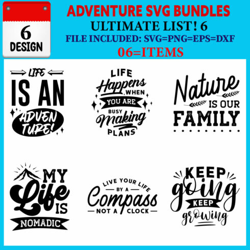 Adventure T-shirt Design Bundle Vol-05 cover image.