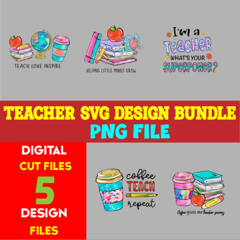 Teacher T-shirt Design Bundle volume -02 cover image.