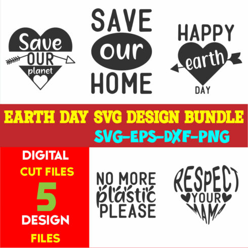 Earth Day T-shirt Design Bundle Volume-10 cover image.