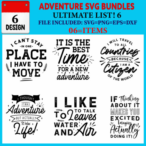 Adventure T-shirt Design Bundle Vol-04 cover image.