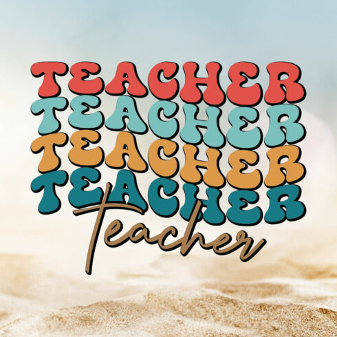 Teacher's Day T-shirt Design 2 cover image.