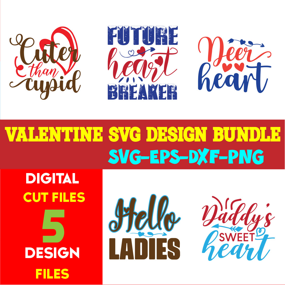 Valentine T-shirt Design Bundle Vol-20 cover image.