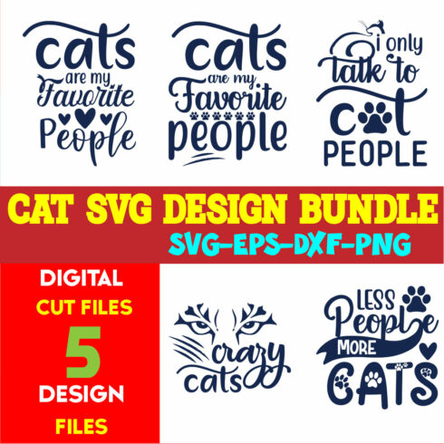 Cat T-shirt Design Bundle Volume-22 cover image.