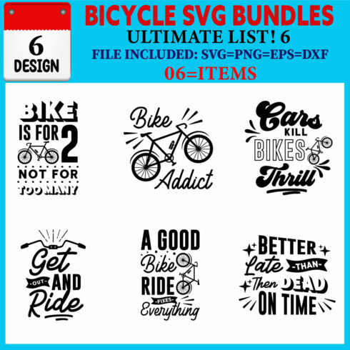 Bicycle T-shirt Design Bundle Vol-01 cover image.