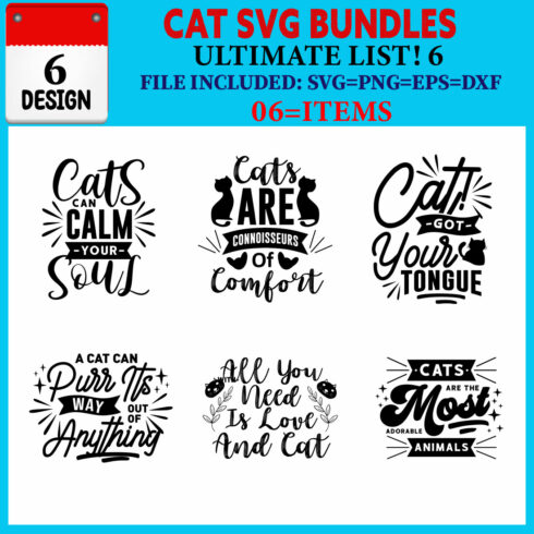 Cat T-shirt Design Bundle Vol-01 cover image.