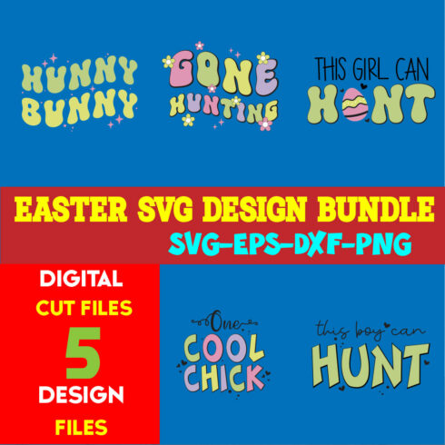 Easter T-shirt Design Bundle Vol- 21 cover image.