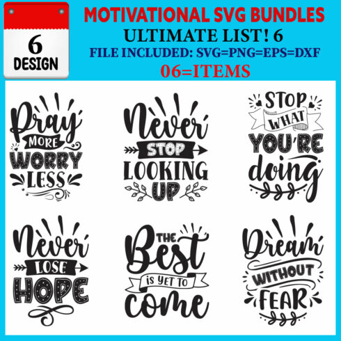 Motivational T-shirt Design Bundle Vol-05 cover image.