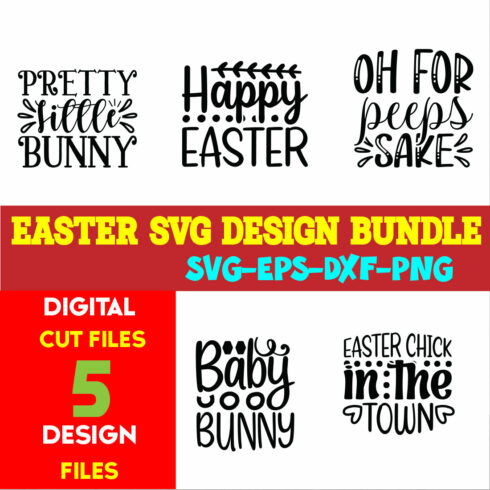 Easter T-shirt Design Bundle Vol- 13 cover image.