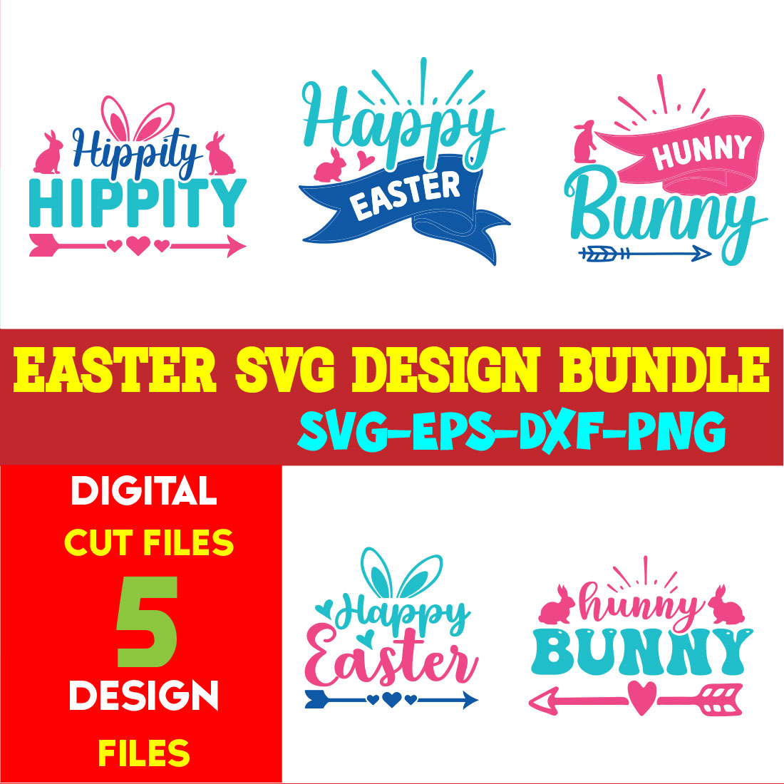 Easter T-shirt Design Bundle Vol- 24 cover image.