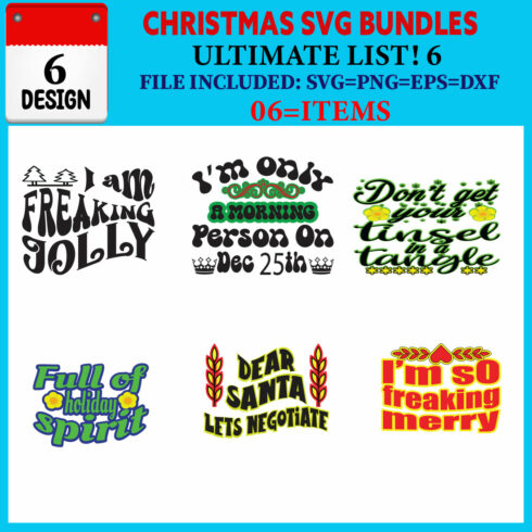 Christmas T-shirt Design Bundle Vol-52 cover image.
